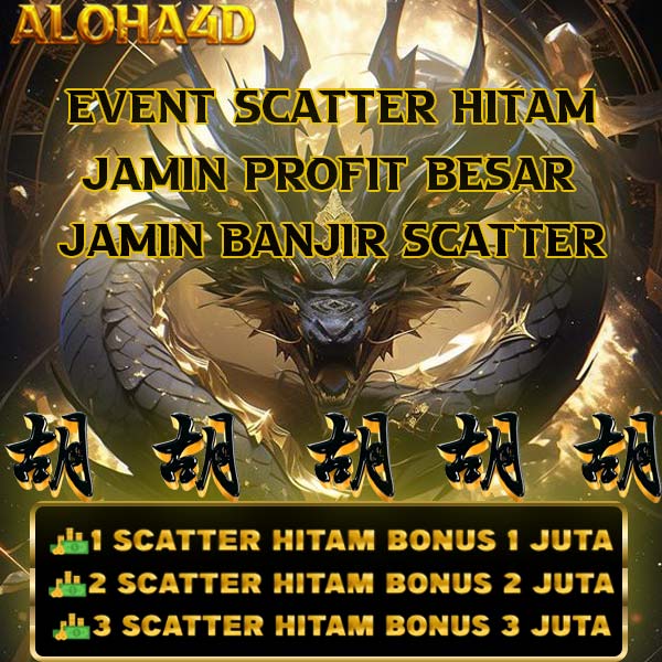 EVENT SCATTER HITAM ALOHA4D